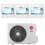 Climatizzatore LG ArtCool Gallery LCD wifi trial split 9000+9000+12000 btu inverter R32 MU3R19 in A+++