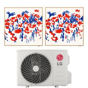 Condizionatore LG ArtCool Gallery Photo inverter dual split 9+9 WiFi