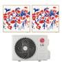 Condizionatore LG ArtCool Gallery Photo inverter dual split 9+9 WiFi
