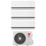 Climatizzatore LG DUALCOOL Deluxe wifi trial split 9000+9000+9000 btu inverter R32 MU3R21 in A+++