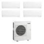 Climatizzatore Mitsubishi AY quadri split 9000+9000+9000+12000 btu con inverter in R32 WI-FI incluso in A++ MXZ-4F72VF4