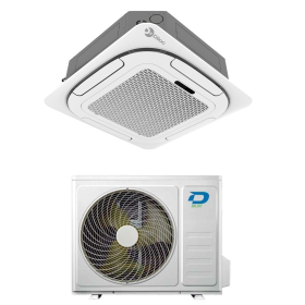 Condizionatore a cassetta 4 vie 9000 Btu Diloc Over A++ inverter R32