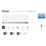 Climatizzatore dual split Haier Revive Wifi 9000+9000 Btu inverter R32 2U40MEFFRA A++