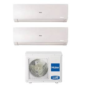 Climatizzatore Dual Split Haier Flexis Plus White Wifi 9000+12000 Btu inverter R32 2U50S2SM1FA-3 A++