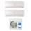 Climatizzatore Dual Split Haier Flexis Plus White Wifi 9000+12000 Btu inverter R32 2U50S2SM1FA-3 A++