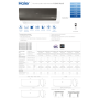 Climatizzatore Dual Split Haier Flexis Plus White Wifi 9000+12000 Btu inverter R32 2U50S2SM1FA-3 A++