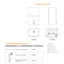 Caldaia a condensazione Ferroli Bluehelix Hitech RRT 24C ErP da 25 kW a metano o gpl