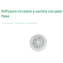 Diffusore circolare a vortice con pale fisse