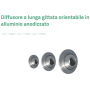 Tecnosystemi Diffusore lunga gittata orientabile alluminio anodizzato