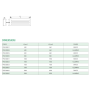 Diffusore Lineare a 3 Feritoie in Alluminio anodizzato L.1500 11174470