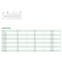 Diffusore Lineare a 4 Feritoie in Alluminio anodizzato L.600 11174700