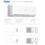 Climatizzatore mono split Haier Expert Nordic Wifi 12000 Btu inverter R32 A+++
