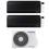 Samsung WindFree Black dual split da 12000+12000 btu esterna da 5 kW