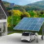 Impianto Kit fotovoltaico Solplanet con Inverter da 3 kw completo di batteria di accumulo e 8 Pannelli fotovoltaici Ja Solar