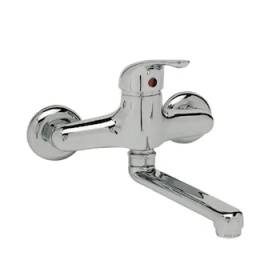 Miscelatore monocomando rubinetto cucina a parete PRINCE
