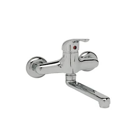 Miscelatore monocomando rubinetto cucina a parete PRINCE