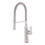 Miscelatore Rubinetto monocomando per lavello cucina con canna flessibile orientabile con doccetta