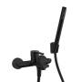 Jacuzzi Sunset miscelatore per vasca monocomando nero opaco con duplex