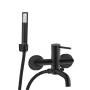 Jacuzzi Sunset miscelatore per vasca monocomando nero opaco con duplex