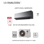 Condizionatore mono split LG ARTCOOL Mirror AI Air nero Wifi 9000 Btu inverter A+++ R32 AA09SP.NS1