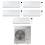 Samsung Cebu S2 WiFi penta split da 7+7+7+7+9 btu con esterna da 10 kW