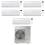Samsung Windfree Avant s2 penta split da 7+7+7+7+7 btu esterna 10 kW