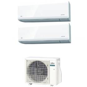 Climatizzatore Fujitsu KN dualsplit da 7+7 btu inverter in R32 Wifi