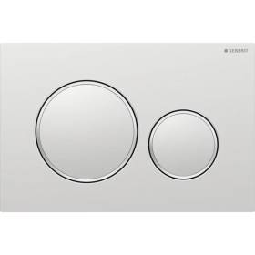 Placca a due tasti Geberit Sigma20 per cassetta di scarico WC