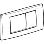 Placca a due tasti Geberit Twinline30 per cassetta di scarico WC