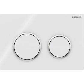 Placca a due tasti Geberit Omega 20 per cassetta di scarico WC