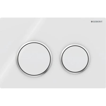 Placca a due tasti Geberit Omega 20 per cassetta di scarico WC