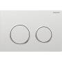Placca a due tasti Geberit Omega 20 per cassetta di scarico WC