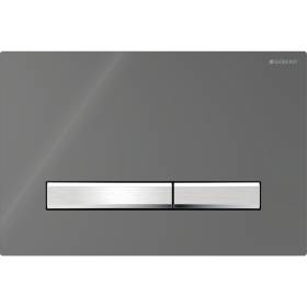 Placca a due tasti Geberit Sigma50 per cassetta di scarico WC