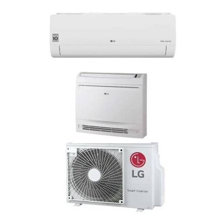 Climatizzatore LG dualsplit inverter console Libero smart 9000 + 12000 btu in R32 MU2R15 A+++ Wifi