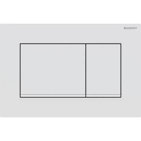 Placca a due tasti Geberit Sigma20 per cassetta di scarico WC