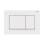 Placca di comando geberit sigma square bianco opaco 115883111