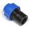 Plastica Alfa Raccordo femmina Blackline PN16 a compressione per tubo polietilene