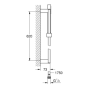 Euphoria cube set asta doccia Grohe 27936000