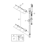 Euphoria cube set asta doccia Grohe 27936000