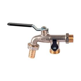Enolgas Rubinetto portagomma a doppia sfera fil. maschio EKO KIT PN16