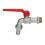 Enolgas Rubinetto portagomma curvo fil. maschio Serie EKO PN16