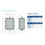 Mut Accumulo inerziale 50 L con 4 attacchi da 1”1/4
