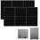 Impianto Kit fotovoltaico da 3kw Midea Inverter ibrido 5 kw completo di batteria di accumulo e 6 Pannelli fotovoltaici Ja Solar