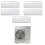 Samsung WindFree Elite S2 pentasplit 9+9+9+9+9 btu esterna 10 kW