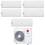 LG Libero Smart penta split 7000+7000+7000+7000+7000 btu MU5R40 A++