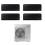 Samsung WindFree Black quadri split da 7+9+9+9 btu esterna da 8 kW