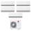 Climatizzatore LG DUALCOOL Penta Split 9+9+9+9+9 BTU Inverter A++
