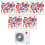 Condizionatore LG ArtCool Gallery Photo penta split 9+9+9+9+12 WiFi