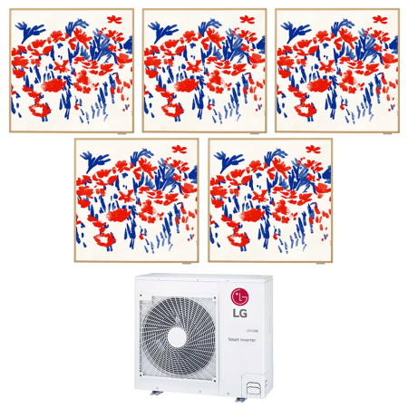 Condizionatore LG ArtCool Gallery Photo penta split 9+9+9+9+9 WiFi