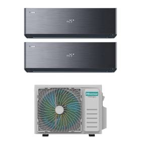 Climatizzatore Hisense Energy Pro X Black dual split 9+12 WiFi A++